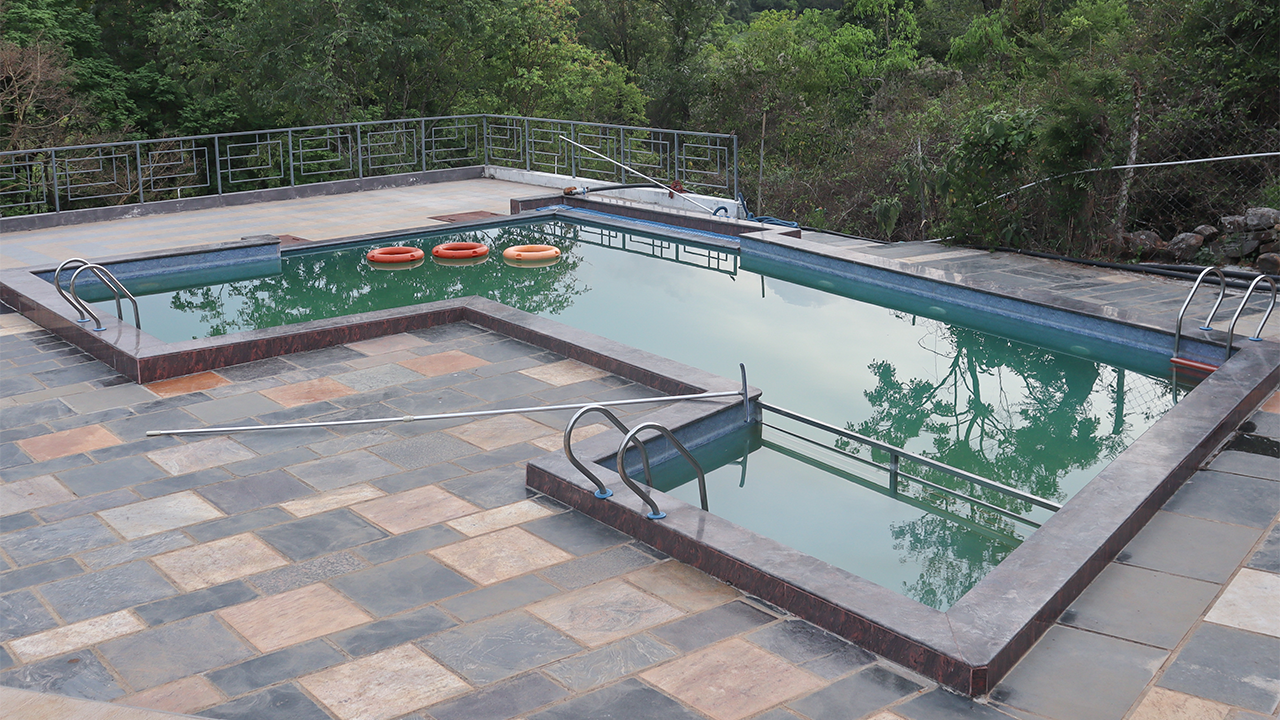Beautiful resort interiors at Blue Hill Lotus wellness village